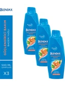 Blendax Güçlendirici Bakım Badem Yağlı Şampuan 500 Ml X 3 Adet - 1