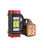 PANTHER PT-8267 USB ŞARJLI SOLAR EL FENERİ - 1