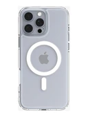 iPhone 16 Pro Max Kılıf Crystal MagSafe Özellikli Şeffaf thumbnail 2