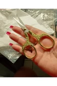Söz / Nişan Makası Altın Renk Kurdale Makası Açılış Özel Gün Makası Gold Renk Dikiş Nakış Makası - 2