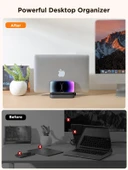 Joyroom Zs374 Dikey Laptop Telefon Ve Tablet Tutucu Masaüstü Organizer Stand thumbnail 2