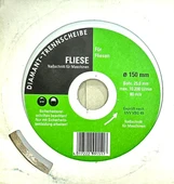 FLIESE Granit Seramik Kesme Kesici Sürekli Elmas 150x25 mm - 1