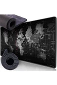 Aksesuarcı Dünya Desenli Yüksek Kaliteli Xxl Gamer Mousepad 90x40 - 1