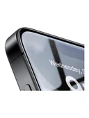 iPhone 16 (6.1) Hd Kırılmaz Cam Tam Kaplayan Ekran Koruyucu thumbnail 5