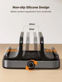 Joyroom Zs374 Dikey Laptop Telefon Ve Tablet Tutucu Masaüstü Organizer Stand thumbnail 3