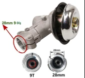 Motorlu Tırpan Redüktörü 28 mm 9 Diş - 2