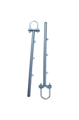 Balkon Kurutmalığı Metal Çamaşır Askılığı Gri Küpeşte - 2