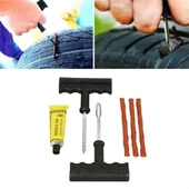 6 Parça Araba Motosiklet Otomobil Bisiklet Lastik Tamir Kiti Araç Bakım Seti - 1