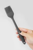 Silicolife Yumurta Fırçası, Isıya Dayanıklı Yanmaz Yapışmaz Tek Parça Silikon Fırça 21cm Antrasit - 4