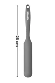 Silicolife Pasta Sıvama Spatulası, Silikon Çikolata Krema Reçel Sıyırma Sıvama Bıçağı Spatulası 25cm Antrasit - 2