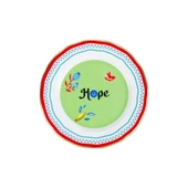 Baci Milano Mamma Mia Hope Yazılı Tabak 22 Cm - 1