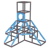 Kat kule bloklarıyla dikkat, strateji ve ince motor gelişimini destekleyen eğitici oyun thumbnail 1