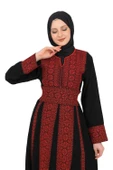Filistin Özel Nakışlı Geleneksel Filistin Kadın Elbise M-3xl C100001 - 6
