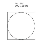 Tablalı Masa Ayağı 11.483.110.C - H110cm - 2