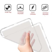 Samsung Galaxy Tab A8 X200 X205 Uyumlu 10,5 inç Şeffaf Silikon Tablet Kılıfı thumbnail 4