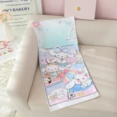 390 GSM Flanel Çizgili Küçük Banyo Havlusu - Kuzu 75x35cm - 12