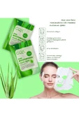 QNİAY Aloe Vera Nem Bombası Nemlendirici Sıkılaştırıcı Maske (1adet )Parlaklık Verici Kağıt Yüz Maskesi - 3