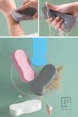 QNİAY Yumuşak Sihirli Banyo Kesesi Vücut Duş Süngeri Ekstra Vücut Masaj Fırçası Duş Banyo Lifi Ve Süngeri - 5