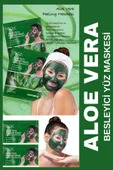 QNİAY Aloe Vera Kürü Sürülebilir Yüz Maskesi 20 Gram 1 Adet - 1