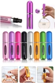 QNİAY 5 Ml Cep Parfüm Şişesi Taşınabilir Pembe Portatif Şık Tasarım Parfüm Doldurulabilin Mini Lüx Şişe - 3