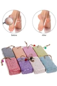 QNİAY Cilt Topuk Taşı (5 Adet) Topuk Kazıyıcı Poza Peeling Banyo Pedikür Manikür Nasır Doğal Ayak Bakımı - 1