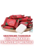 QNİAY Tek Kullanımlık Sıkıştırılmış 30 adet Yüz Mendil Kompakt Mini Kare Mendil Seyahat Havlusu thumbnail 4