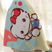 Sanrio Dondurma Serisi Plaj Havlusu - Pembe - 70x140cm - 12