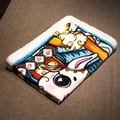 Tavşan Yılı Peluş Battaniye - Sonsuz Cazibe - 80x100cm - 5