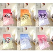 Sanrio Dondurma Serisi Plaj Havlusu - Kırmızı - 70x140cm - 11