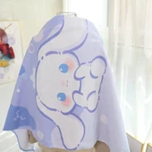 Sanrio Dondurma Serisi Plaj Havlusu - Mor - 70x140cm - 5