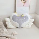 Kuğu Çift Peluş Yastık Kolye - 8*12cm thumbnail 5