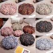 Retro Kelebek Yer Minderi Peluş Oyuncak - Bej 80cm - 9