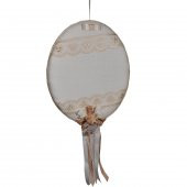 PartiPan Kapı Süsü Keten Ayıcıklı Beyaz - 1