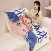 Nezha Desenli İnce Battaniye - 95x165cm - 7