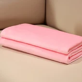 Flanel Battaniye - Pembe, Orta Boy 1*1.7m - 1