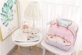 Çizgi Film Peluş Yastık - Sarı Puding - 43cm - 12