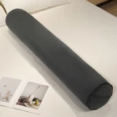 Çıkarılabilir Yıkanabilir Silindir Uzun Peluş Yastık - Bal Sarısı 150x20cm - 8