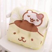 Çizgi Film Peluş Yastık - Sarı Puding - 43cm - 1