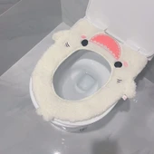 Köpek Balığı Klozet Kapak Pedi - Mor - 5
