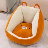 Çizgi Film Peluş Oturma Minderi - Gri Totoro 50x45x35cm - 3