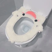Köpek Balığı Klozet Kapak Pedi - Mor - 7