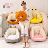 Çizgi Film Peluş Oturma Minderi - Gri Totoro 50x45x35cm - 10