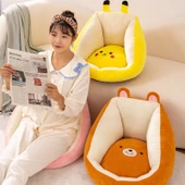 Çizgi Film Peluş Oturma Minderi - Gri Totoro 50x45x35cm - 12