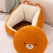 Çizgi Film Peluş Oturma Minderi - Gri Totoro 50x45x35cm - 9