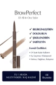 ESTEE LAUDER Kaş Kalemi - BrowPerfect 3D All-In-One Styler Multi-Tasker 08 Brunette - 1