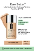 CLİNİQUE Even Better™ Doğal Bitişli Fondöten SPF 15 - Renk: CN 52 Neutral 30ml | C Vitamini - 1