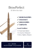 ESTEE LAUDER Kaş Kalemi - BrowPerfect 3D All-In-One Styler Multi-Tasker 03 Warm Blonde - 1