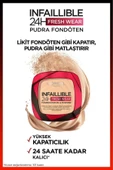L'OREAL PARİS Infaillible 24h Fresh Wear Pudra Fondöten 140 Golden Beige - 2