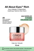 CLİNİQUE All About Eyes Rich™ Hyalüronik Asit Ve Kafein Içeren Yoğun Göz Kremi 15ml | Şişkinlik Ve Koyu Halka - 1