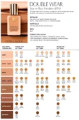 ESTEE LAUDER Doğal ve Mat Bitişli - Double Wear Stay-in-Place Fondöten SPF 10 ( 3C3 Sandbar ) - 30 ml - 6
